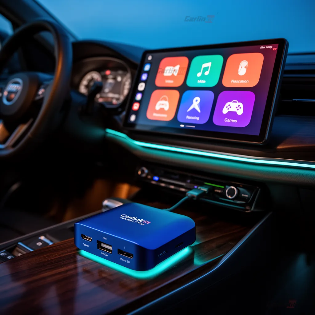 Carlinkit AutoBox P Plus Wireless CarPlay & Android Auto Adapter - Upgrade Your Drive with Wireless CarPlay & Android Auto