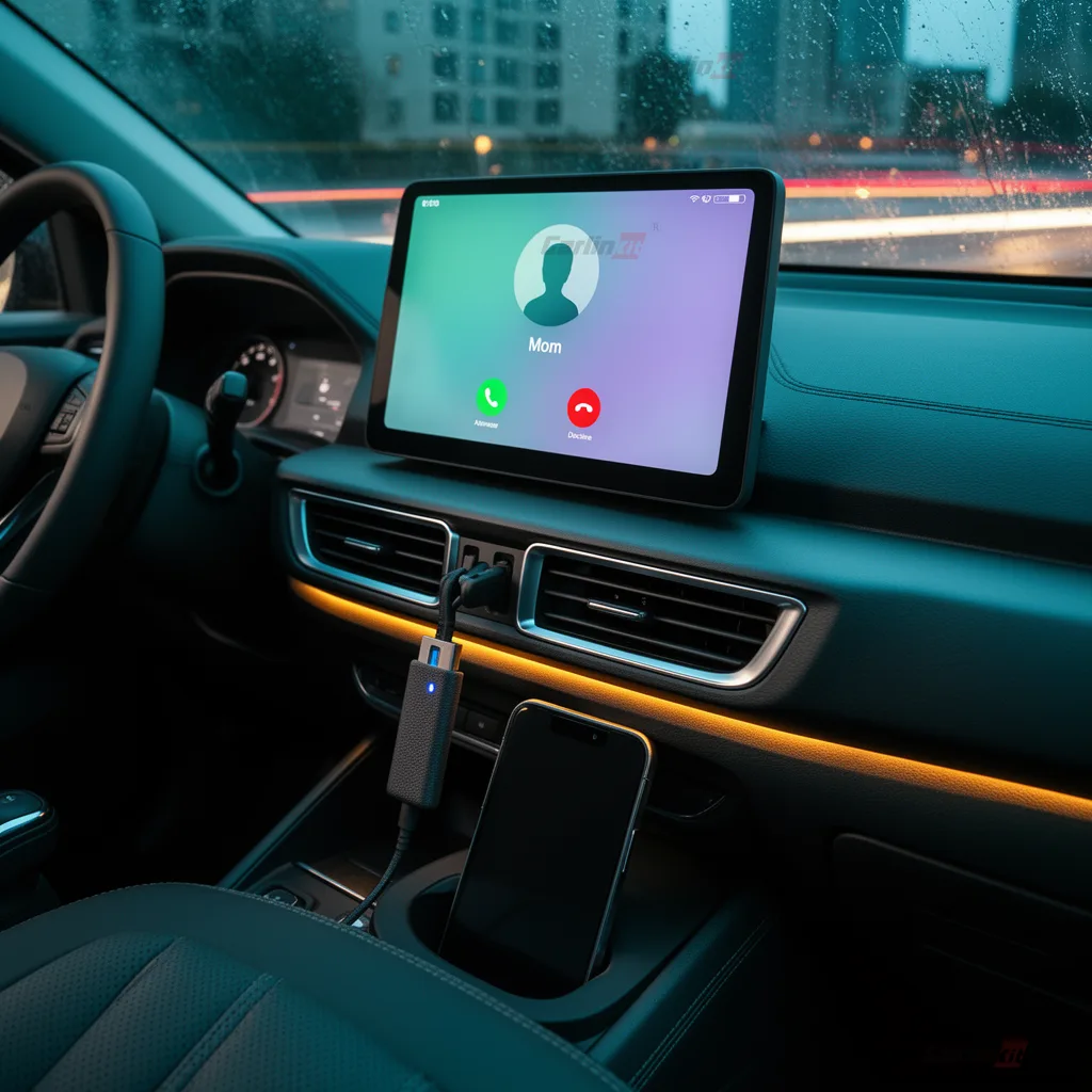 Carlinkit AutoKit Link ACA Plus Wireless CarPlay & Android Auto Adapter - Compatibility – Works with Most Cars & Phones