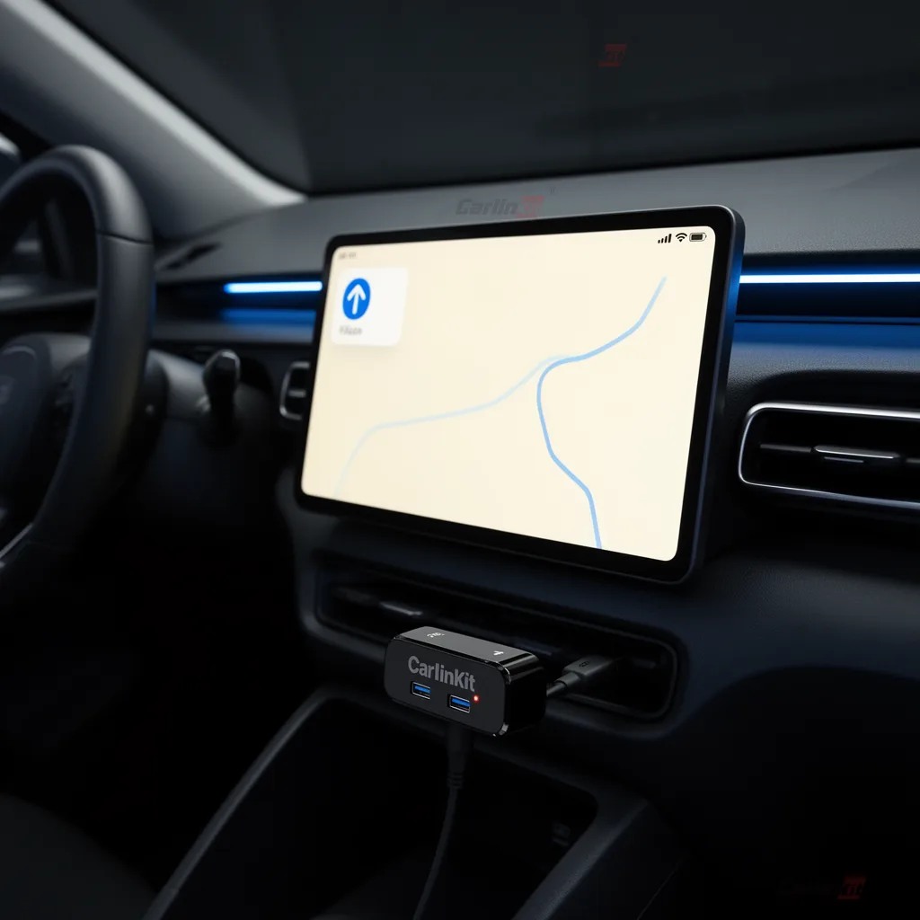 Carlinkit AutoKit Link CA Ultra Wireless CarPlay & Android Auto Adapter - Universal Compatibility with Wired CarPlay Vehicles