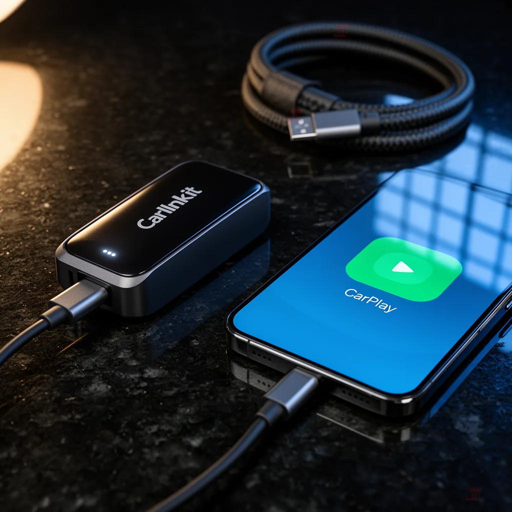 Carlinkit AutoKit Link CA Ultra Wireless CarPlay & Android Auto Adapter - Simple Installation in Minutes