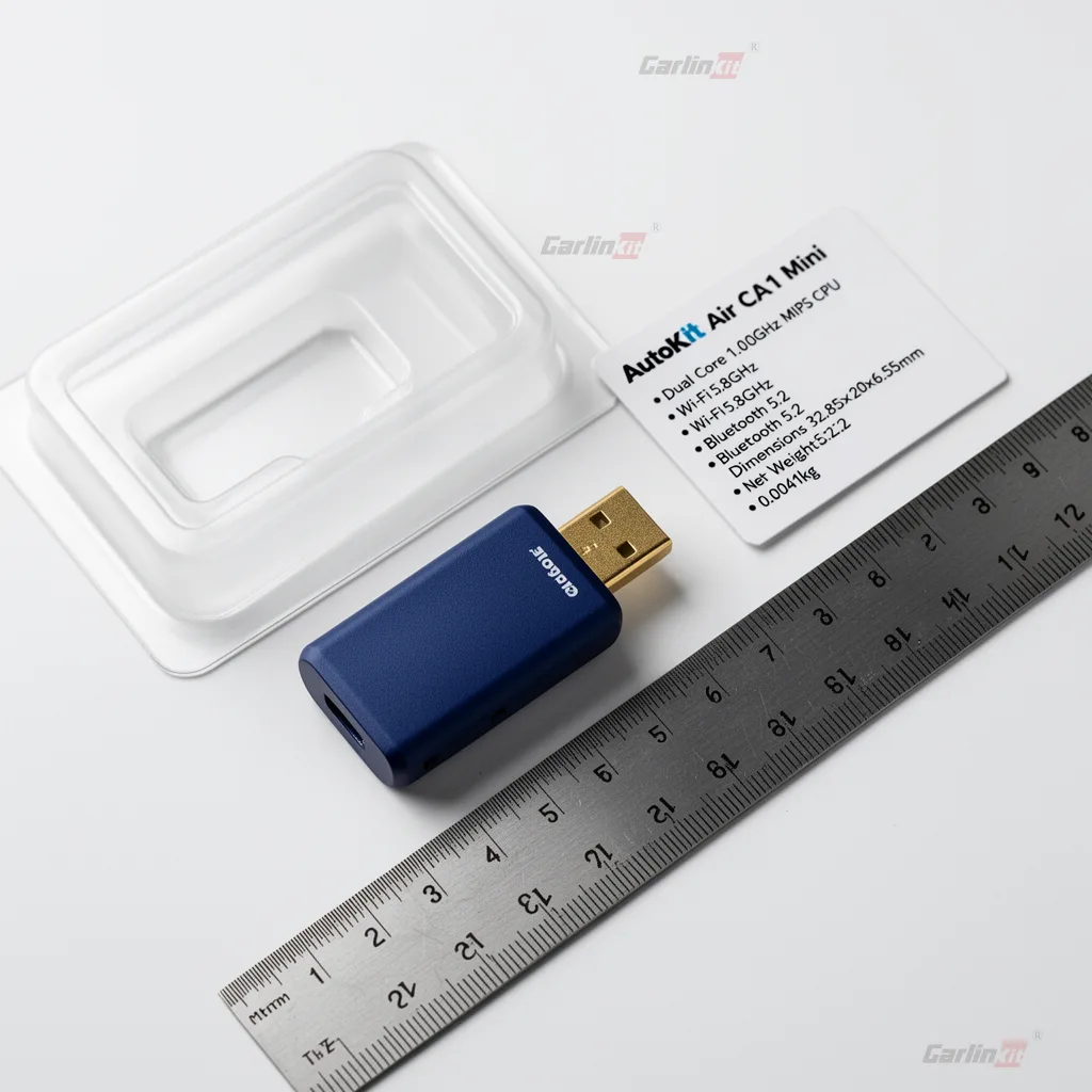 Carlinkit AutoKit Air CA1 Mini Wireless CarPlay & Android Auto Adapter - 产品规格与认证