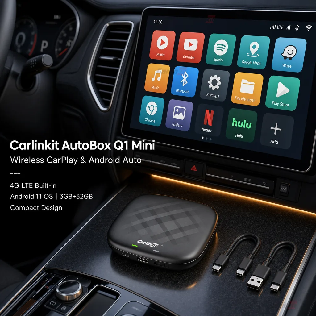 Carlinkit AutoBox Q1 Mini Wireless CarPlay Android Auto Adapter - Carlinkit AutoBox Q1 Mini – Wireless CarPlay & Android Auto Adapter
