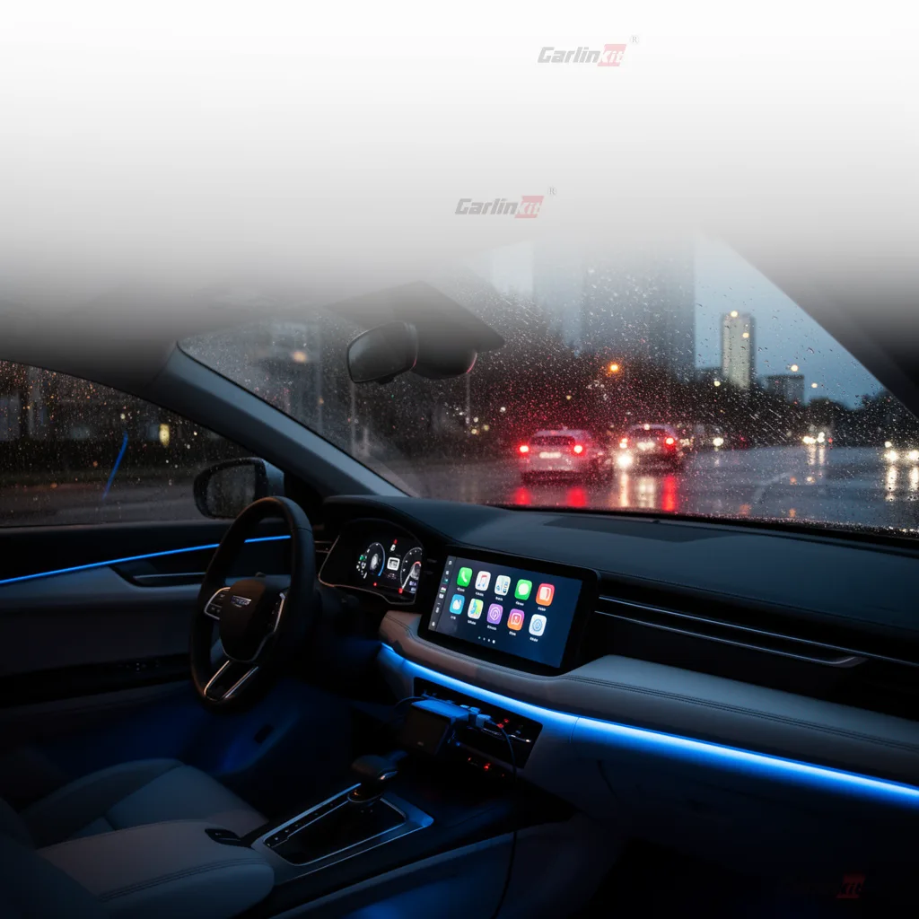 Carlinkit AutoBox Pro AR Wireless CarPlay & Android Auto Adapter with Dash Cam - Easy Plug-and-Play Installation