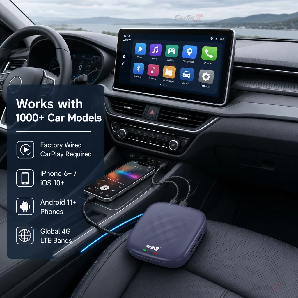 Carlinkit AutoBox Q4 Pro 138版 无线CarPlay Android Auto安卓盒子 - Compatibility