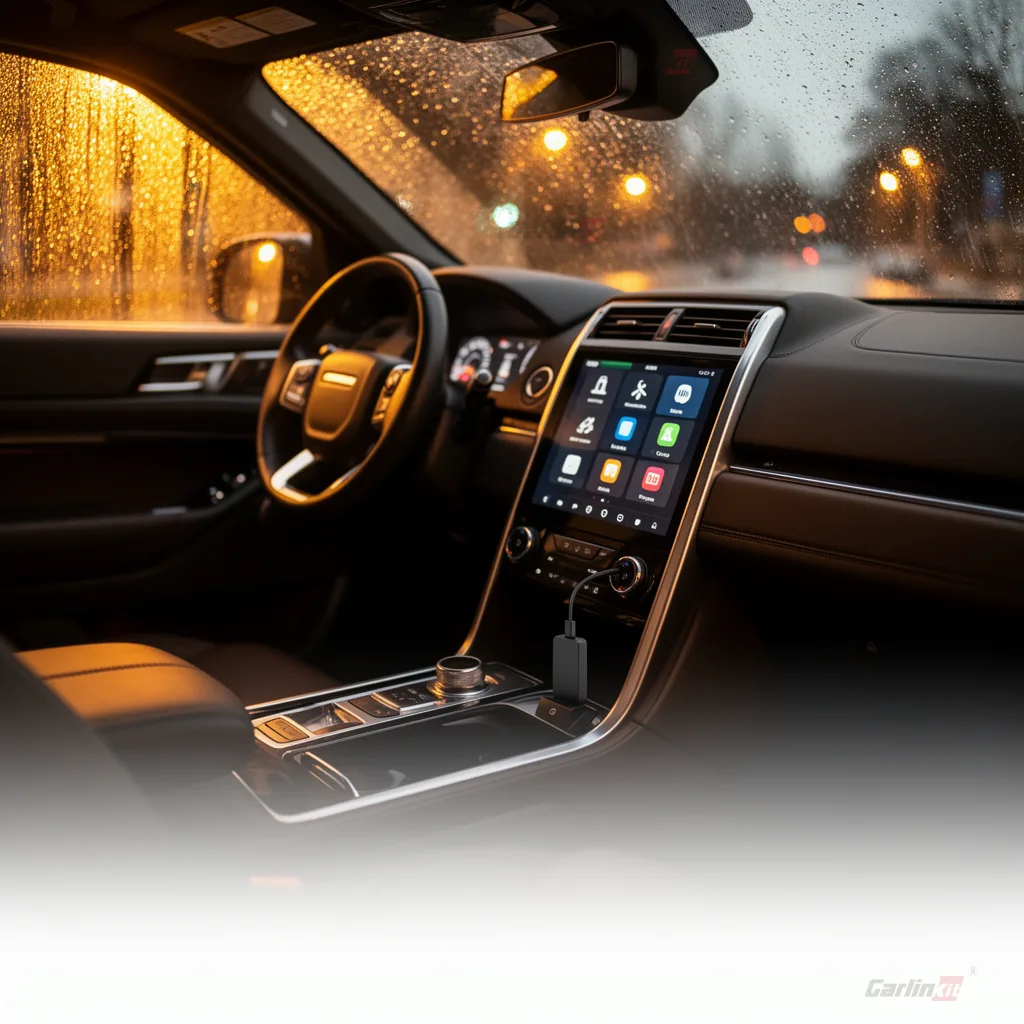 Carlinkit AutoKit Air CA3 Mini Wireless CarPlay & Android Auto Adapter - Simple Plug-and-Play Installation