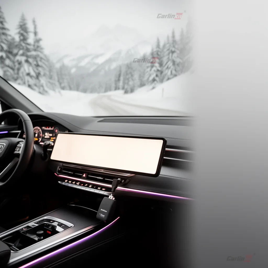 Carlinkit AutoKit Air CA X1 Wireless CarPlay & Android Auto Adapter - Cinematic Lifestyle Moment