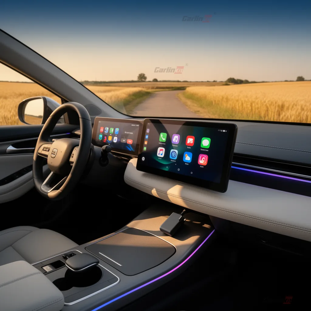 Carlinkit AutoKit Air LL X2 Wireless CarPlay & Android Auto Adapter - Effortless Installation Steps