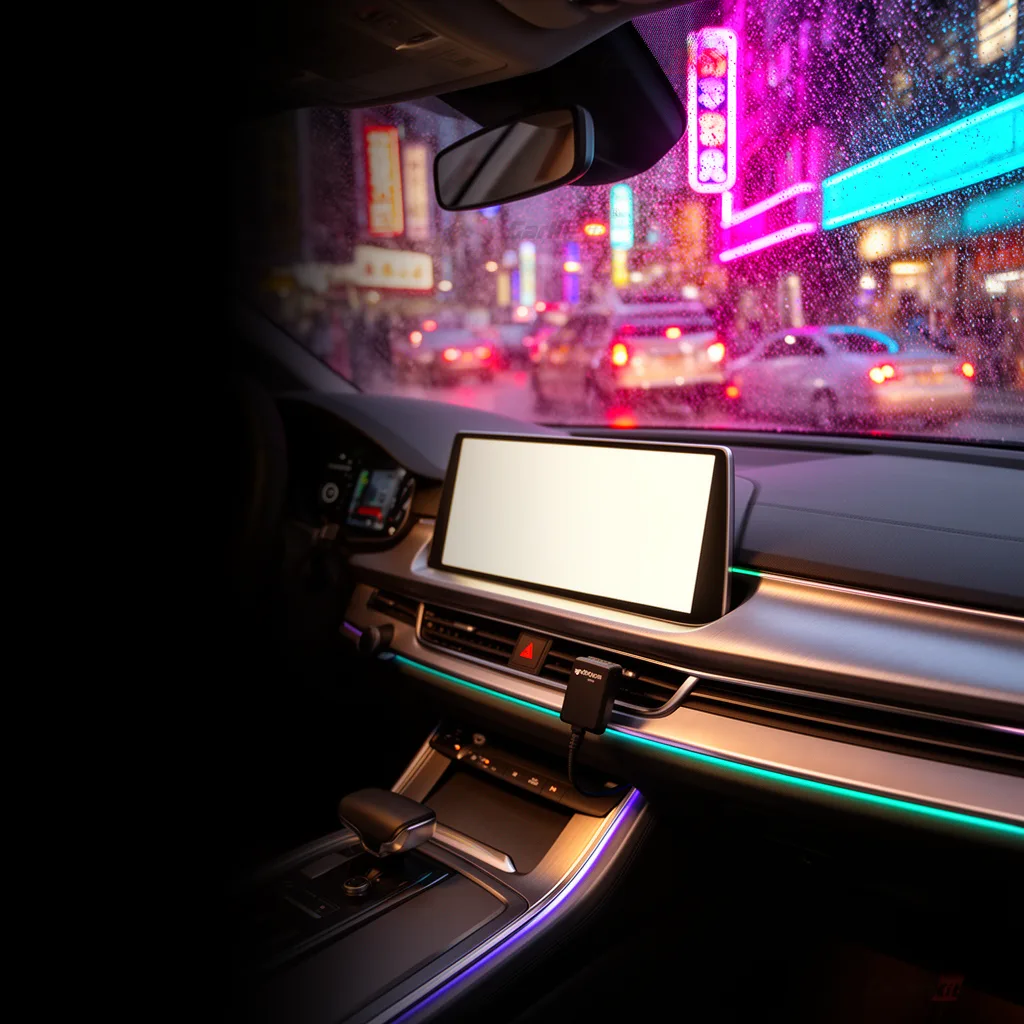 Carlinkit AutoKit Link CHC X2 Wireless CarPlay & Android Auto Adapter - Cinematic Lifestyle Moment