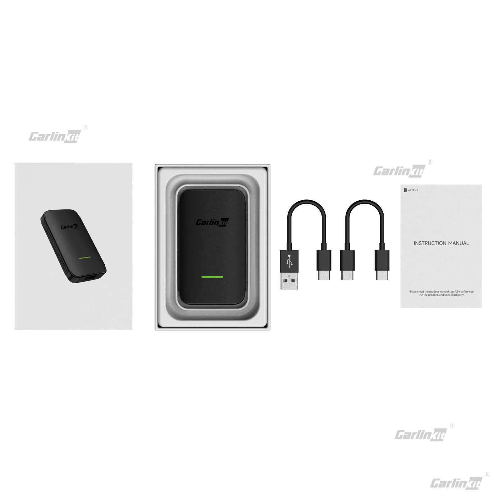 Carlinkit AutoKit Air AA Wireless Android Auto Adapter for Factory Wired AA Vehicles