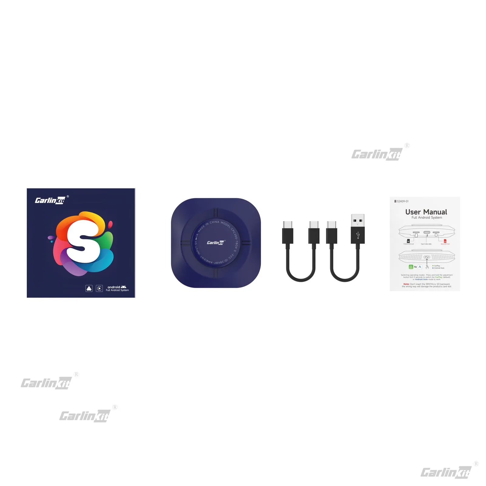 Carlinkit AutoBox P Plus Wireless CarPlay & Android Auto Adapter