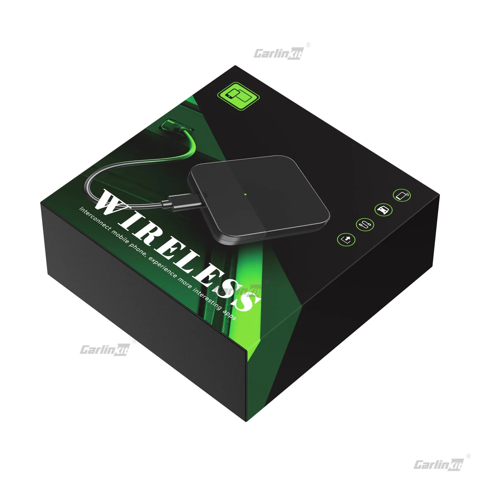Carlinkit AutoKit Air CA33 Pro Wireless CarPlay & Android Auto Adapter