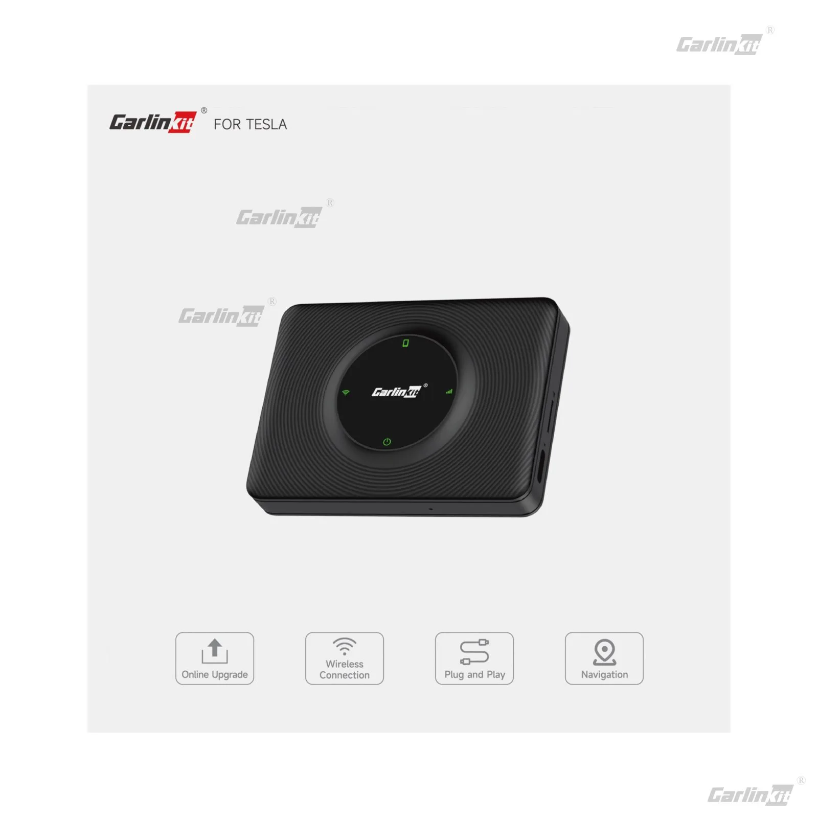 Carlinkit AutoKit T2C Wireless CarPlay & Android Auto Adapter for Tesla Model 3 Y X S