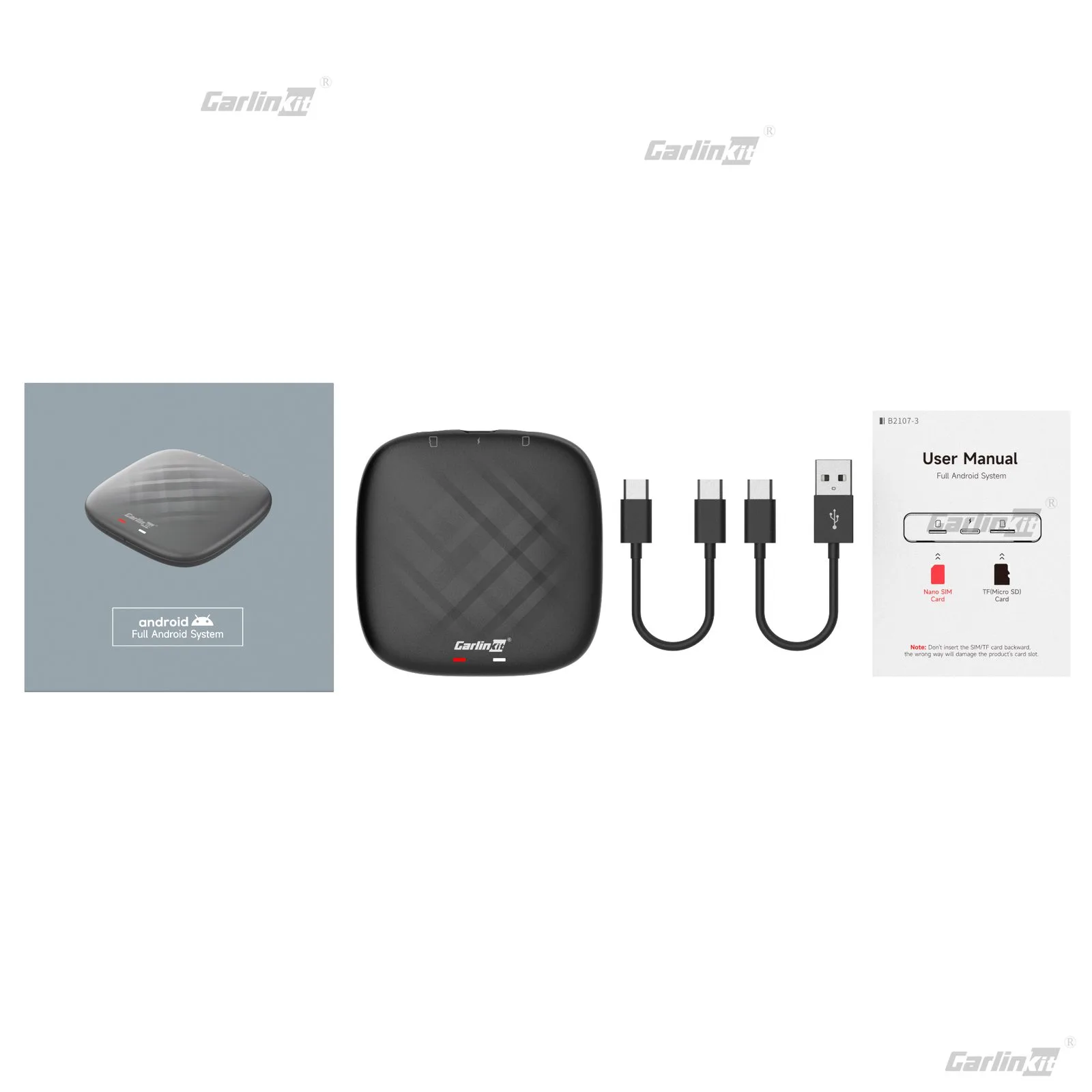 Carlinkit AutoBox Q1 Mini Wireless CarPlay Android Auto Adapter