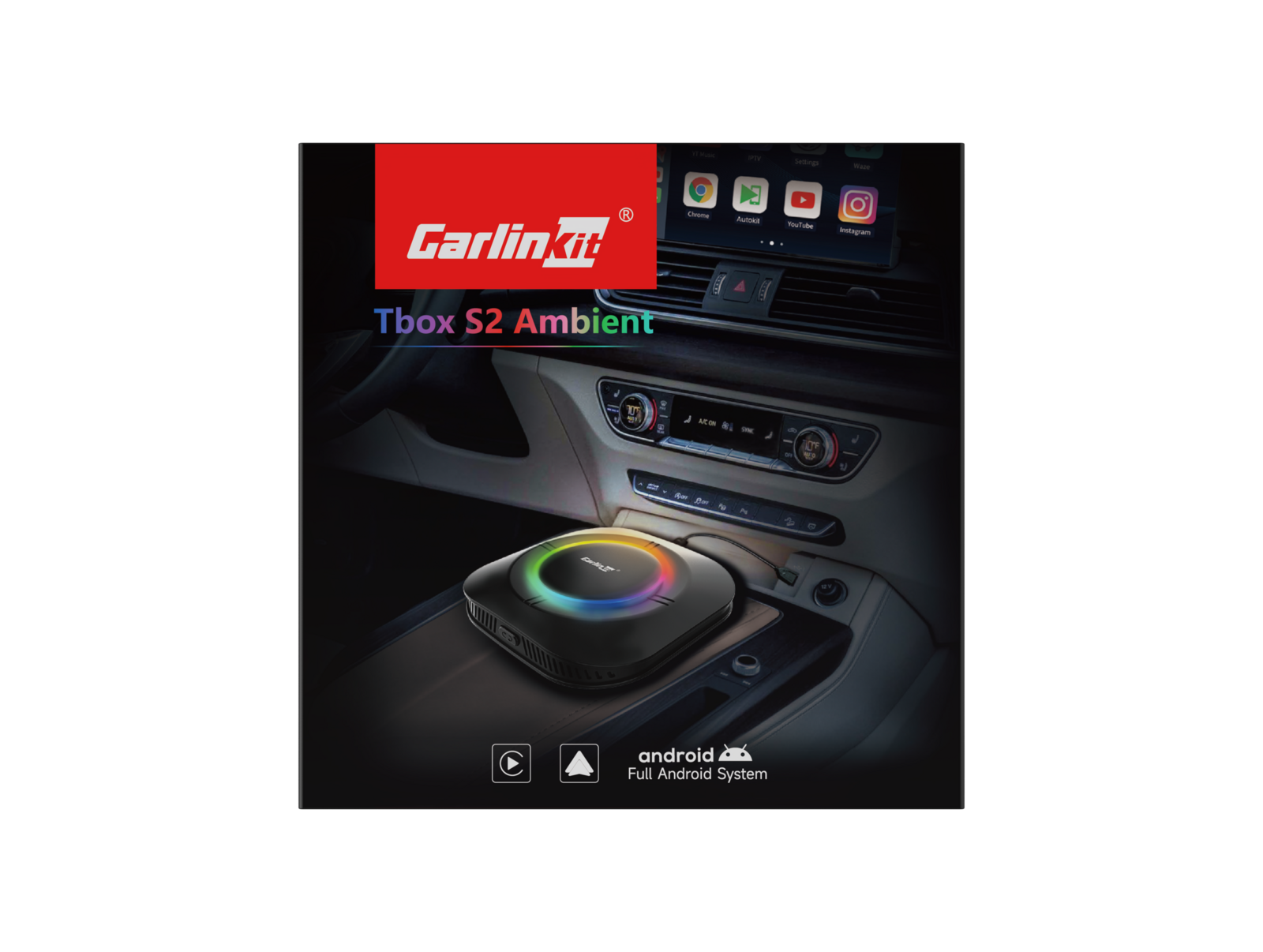 Carlinkit AutoBox Q3 P Plus Wireless CarPlay & Android Auto Adapter