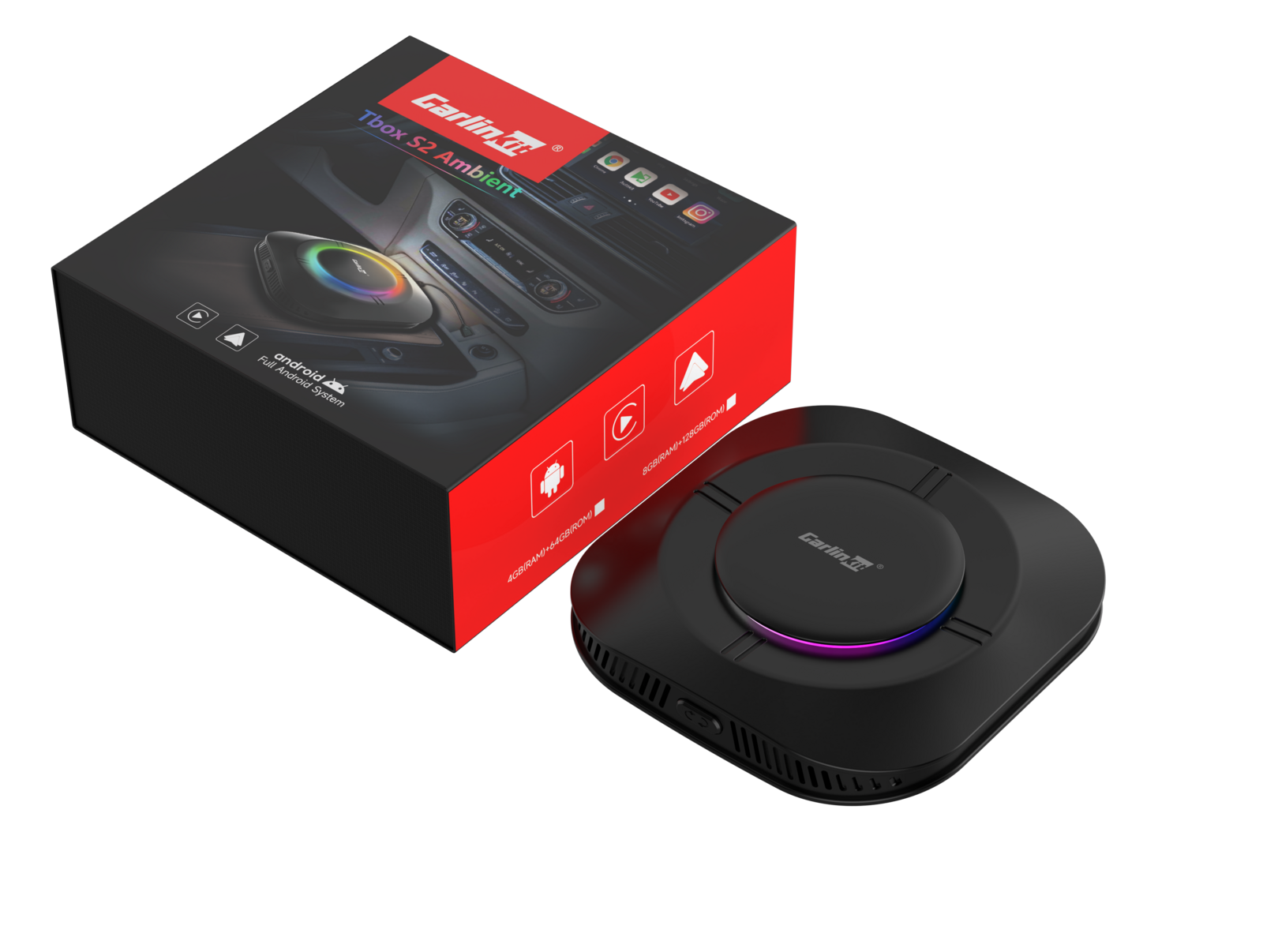 Carlinkit AutoBox Q3 P Plus Wireless CarPlay & Android Auto Adapter