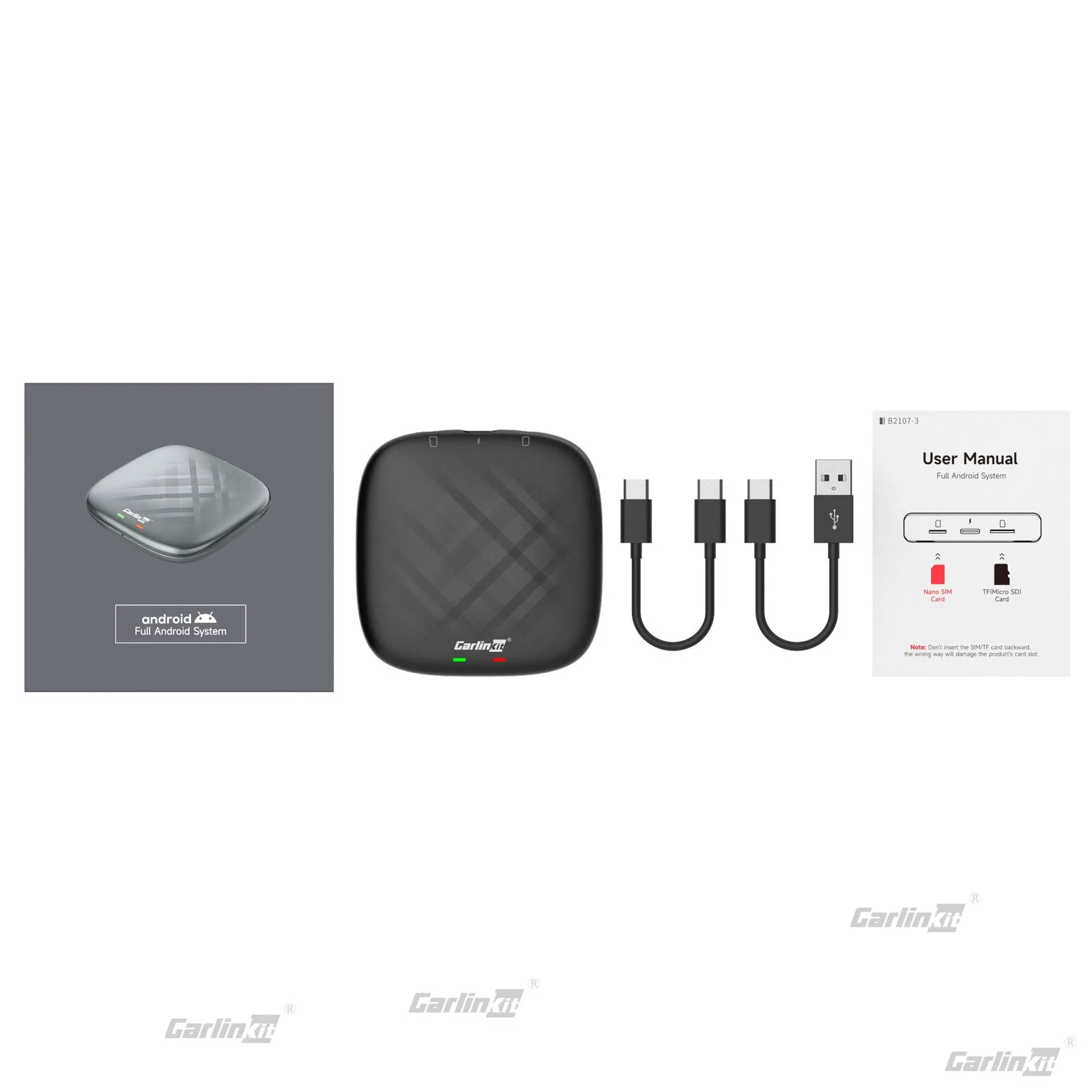 Carlinkit AutoBox Q1 Plus Wireless CarPlay & Android Auto Adapter