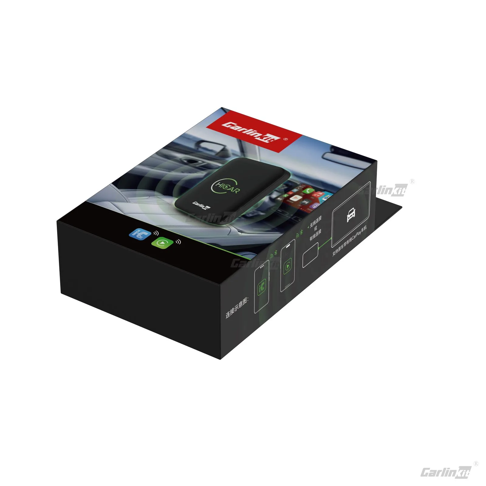 Carlinkit AutoKit Link CH Pro Wireless CarPlay & Android Auto Adapter