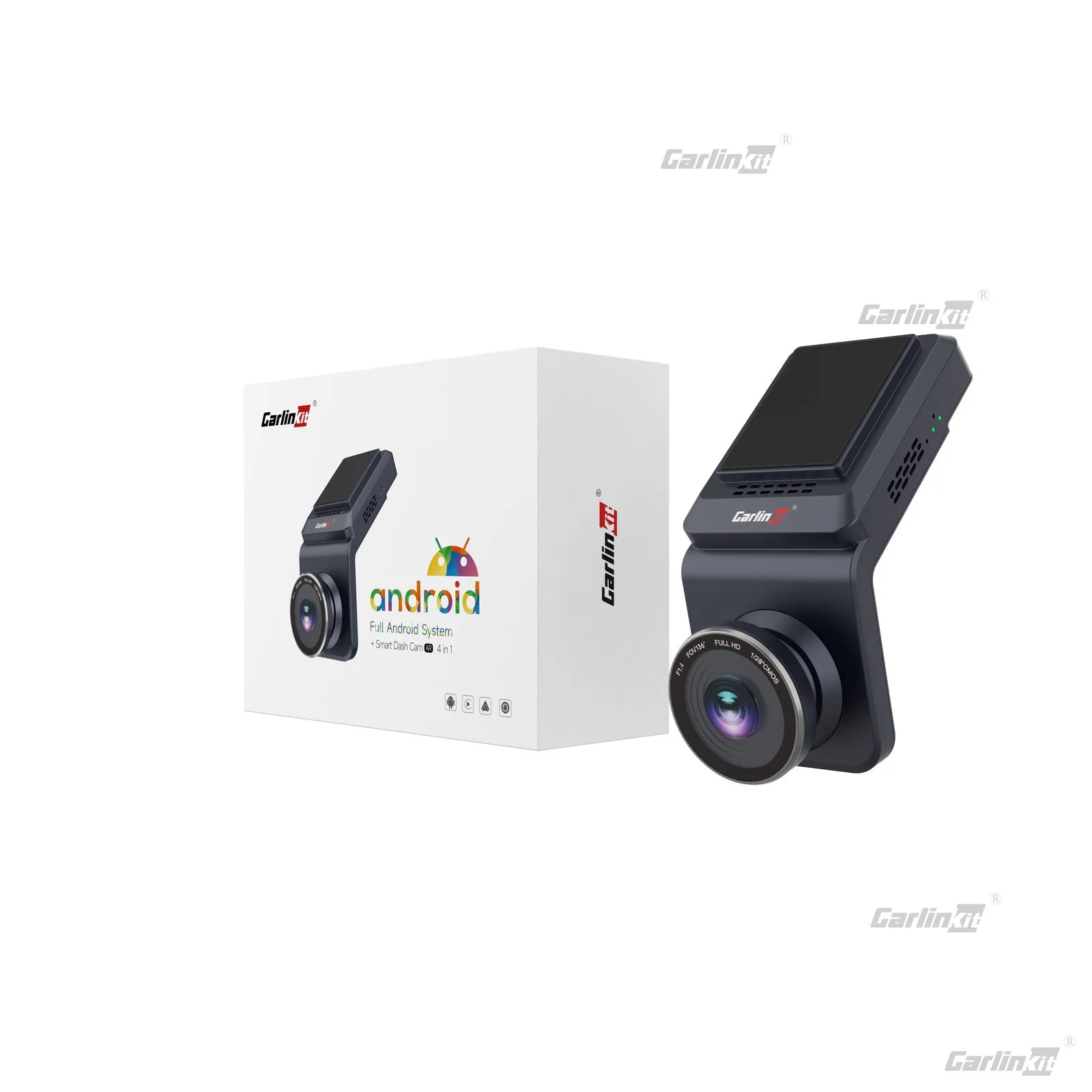 Carlinkit AutoBox Pro AR Wireless CarPlay & Android Auto Adapter with Dash Cam