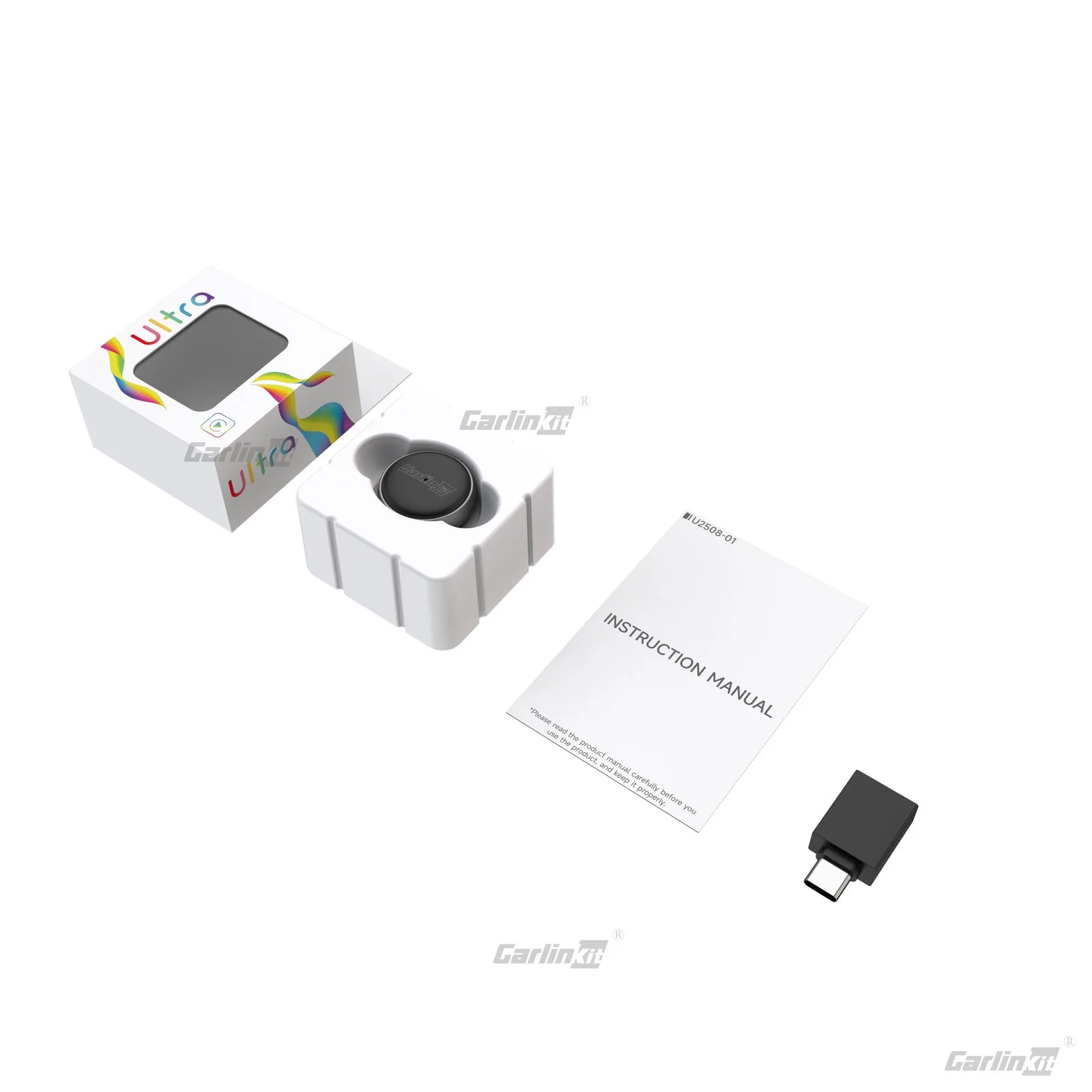 Carlinkit AutoKit Air CA3 Mini Wireless CarPlay & Android Auto Adapter